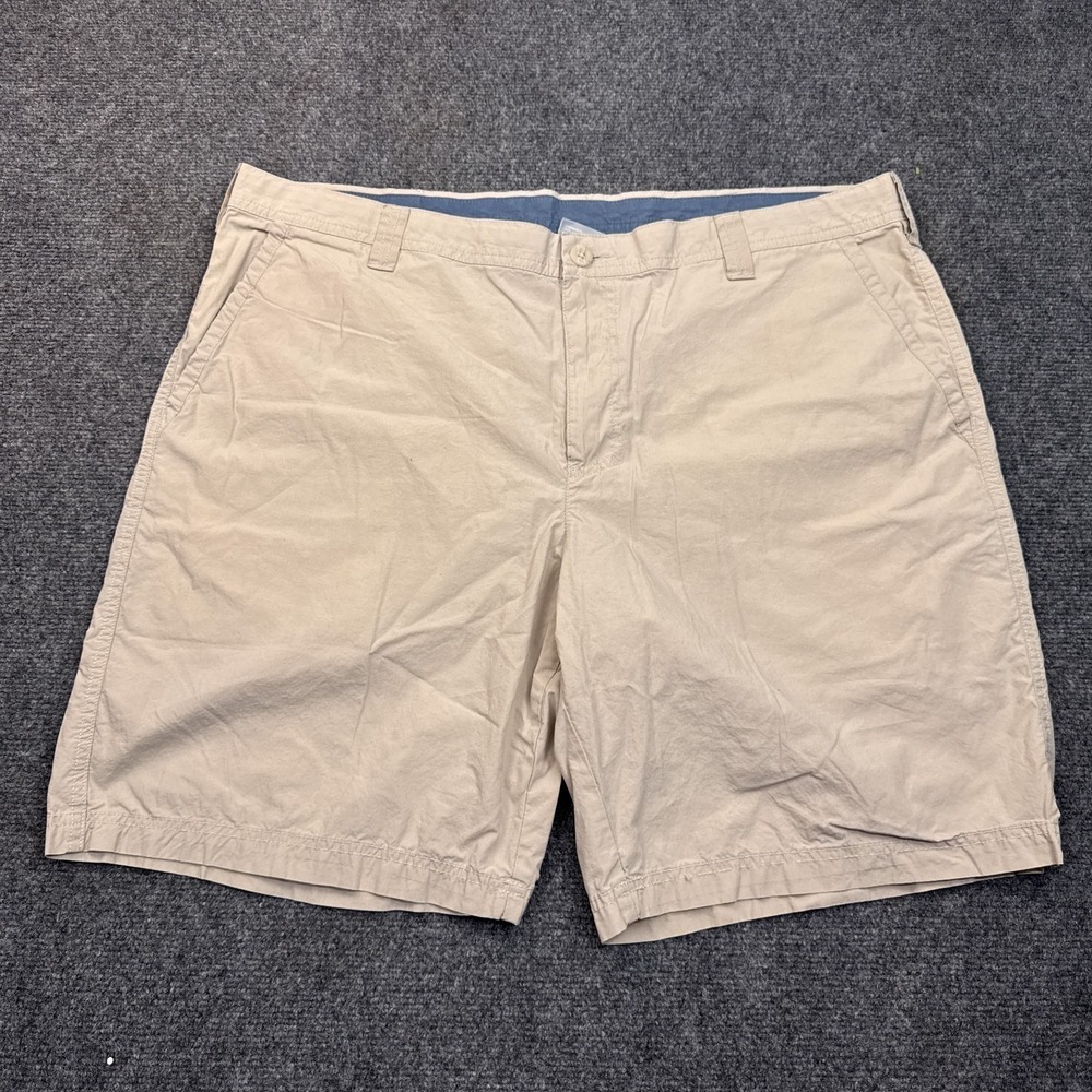 Columbia Chino Shorts Mens Size‎ 40 Beige Tan Khaki 10" Inseam Outdoors